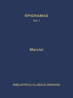 cover image of Epigramas I